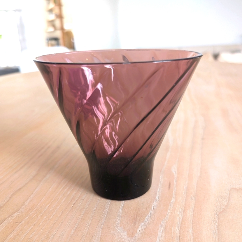 Vintage Purple Glass Vase